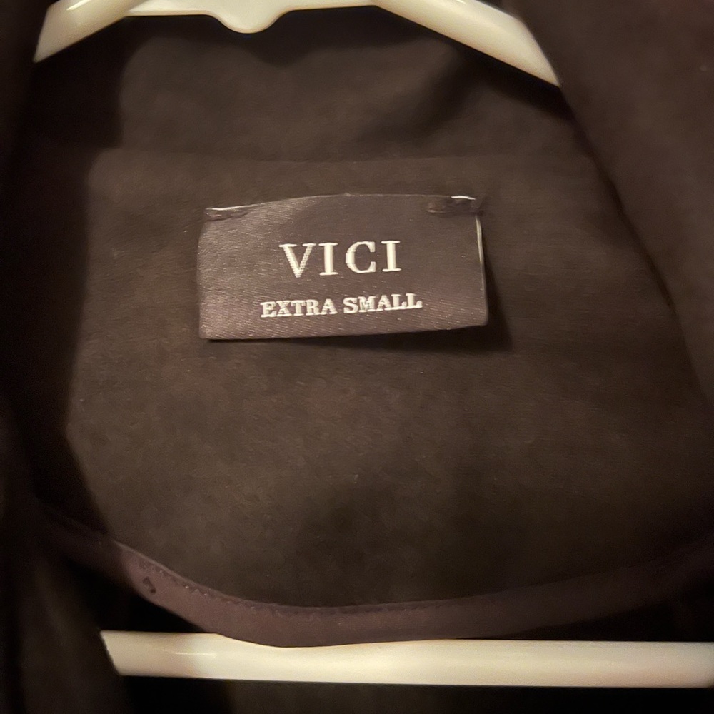 Vici Collection Extra Small Black Polyester Jacket - image 3